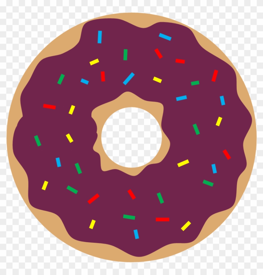 Pink Donut, Green Donut - Dunkin Donuts Png #711351