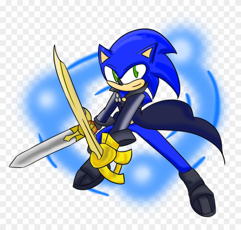 Sonic And The Black Knight Shadow The Hedgehog Kirito - Sonic With A Sword #711429