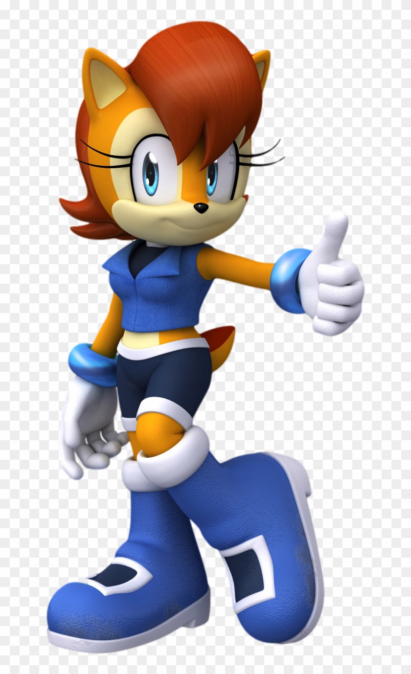 My Custom Version Of Sally In Sonic Boom Original Sally - Sonic The Hedgehog Sally Acorn #711470