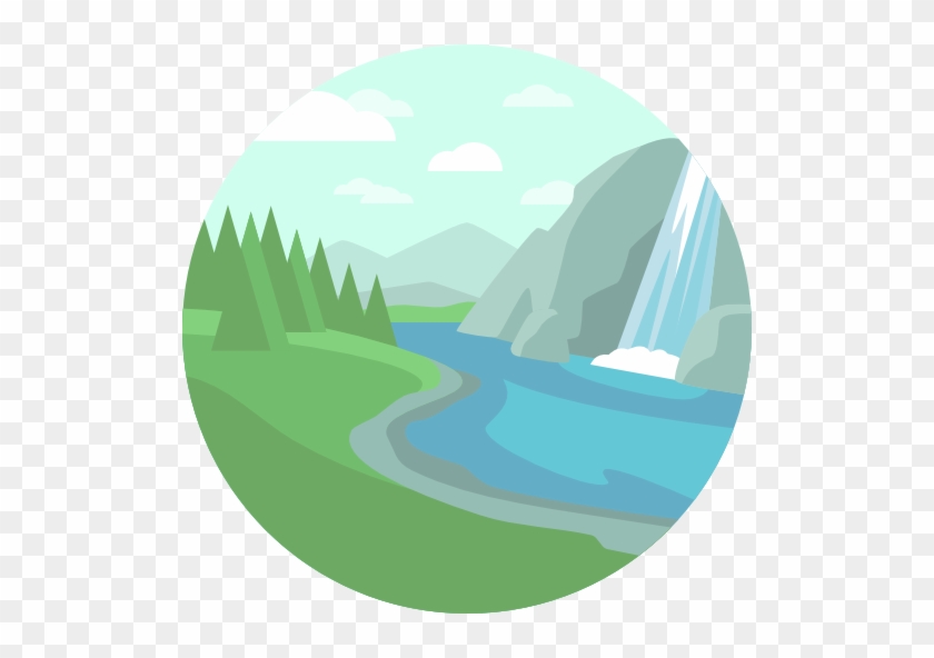 Landscape Computer Icons Nature Clip Art - Scenery Icon Png #711527