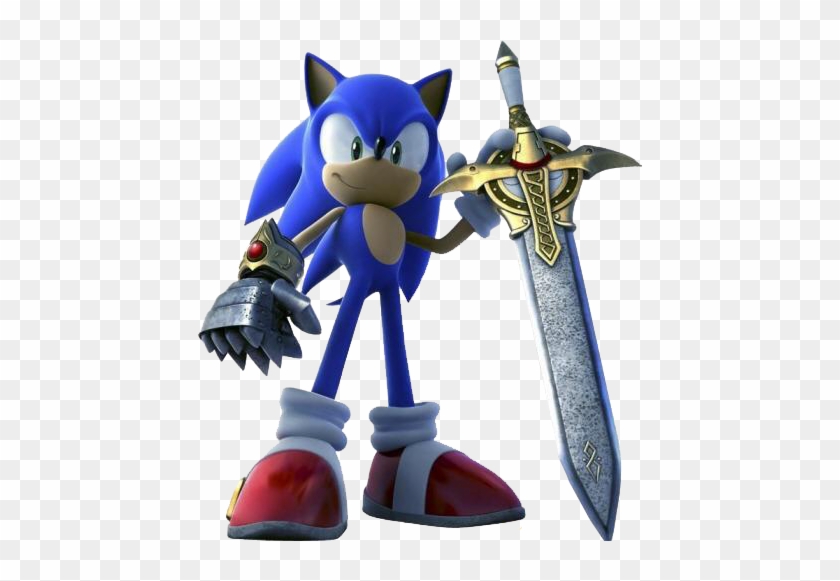 He Also Strong Enough To Swing A Sword His Size With - Sonic And The Black Knight Sonic #711579