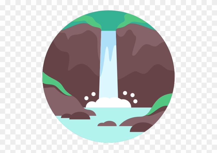 Computer Icons Landscape - Waterfall Icon Transparent #711644