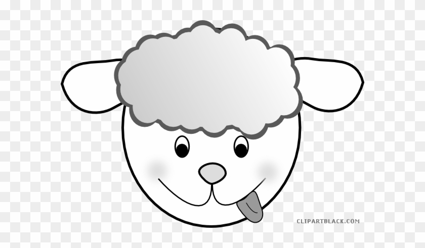 Sheep Animal Free Black White Clipart Images Clipartblack - Sheep Clip Art #711737