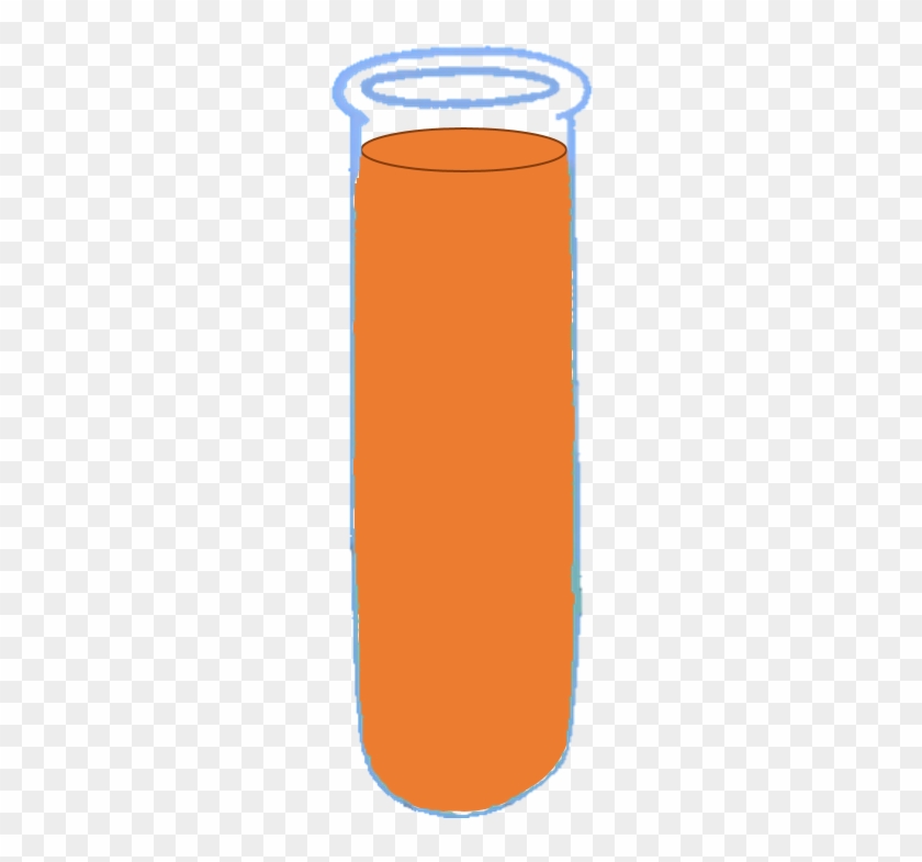 Test Tube With Orange Juice Asset By Brownpen0 - Colorfulness #711740