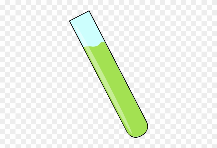 Science Test Tube With Green Liquid Clip Art - Test Tube With Liquid #711745