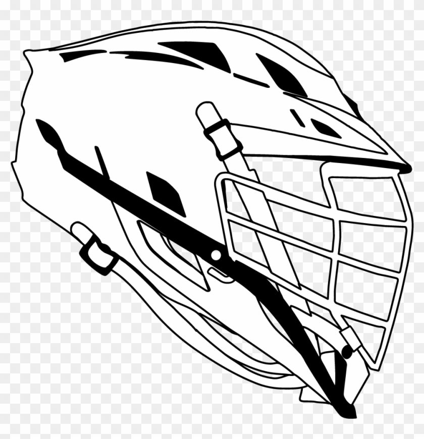 Lacrosse Player Drawing At Getdrawings Com Free For - Outline Of A Lacrosse Helmet #711816