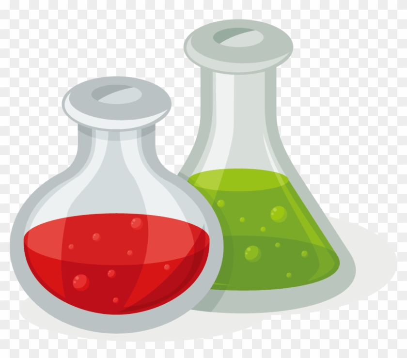 Laboratory Flask Clip Art - Cartoon Chemistry Flasks #711906