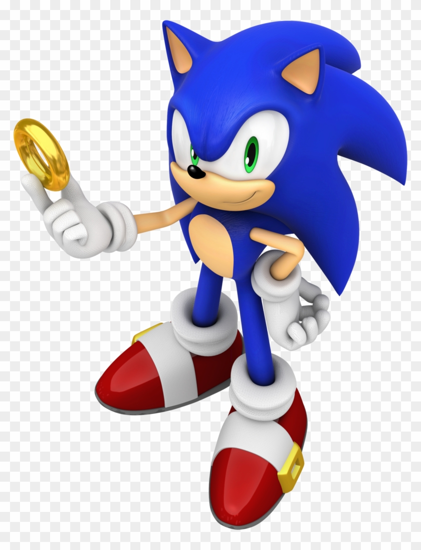 Sonic Ring By Mintenndo On Deviantart - Sonic The Hedgehog Render #711951