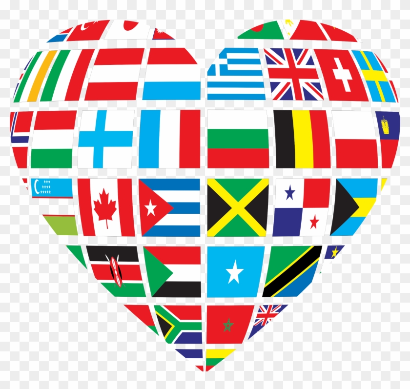 Global Heart By @gdj, Global Love Or Bust - Global Clipart #711979