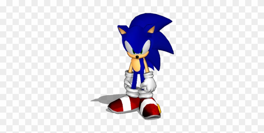 A New Sonic Model By Jetknight - Dreamcast Sonic Model Mmd #711983