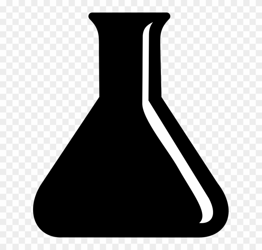 Chemical Bottle Cliparts 2, - Beaker Silhouette #711995