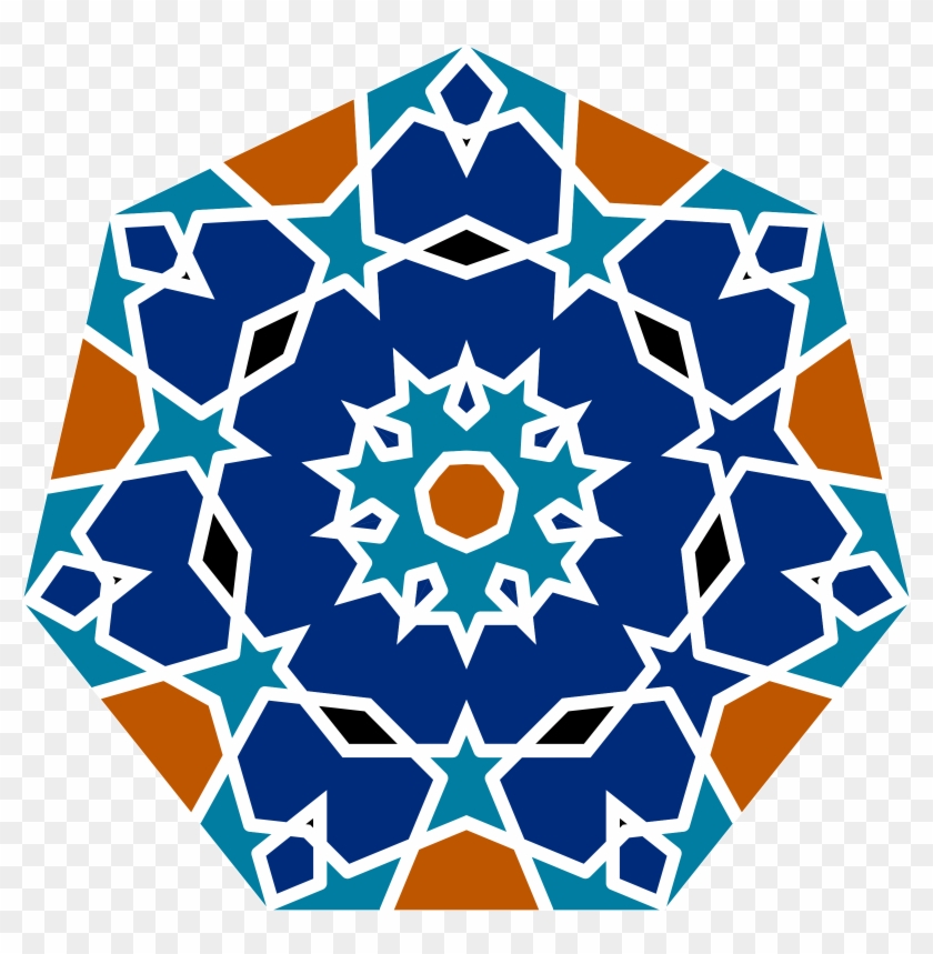 Islamic Geometric Tile By @gdj, Inspired And Derived - Islamic Geometric Patterns Vector #712013