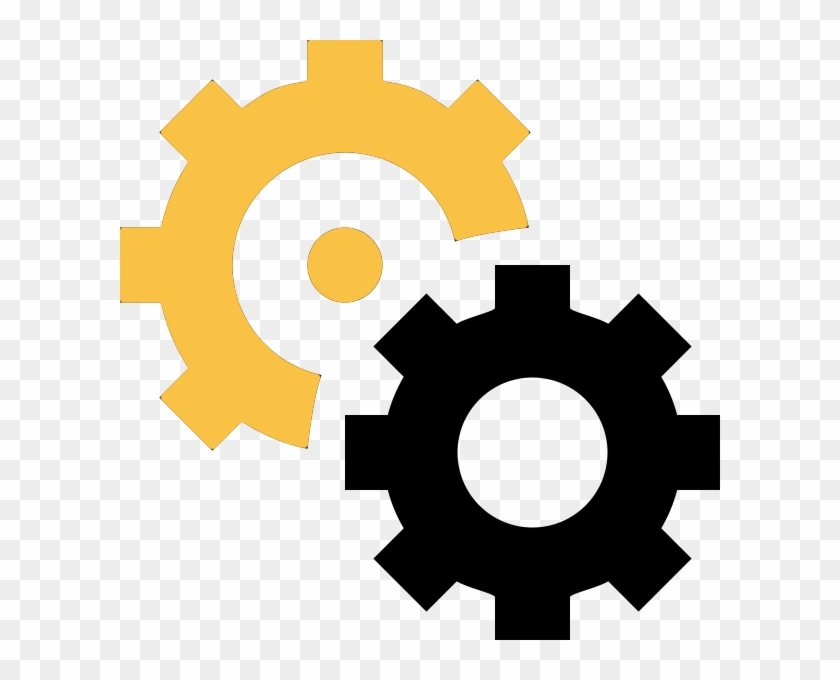 Noun Cogs - Gear Silhouette Vector #712124