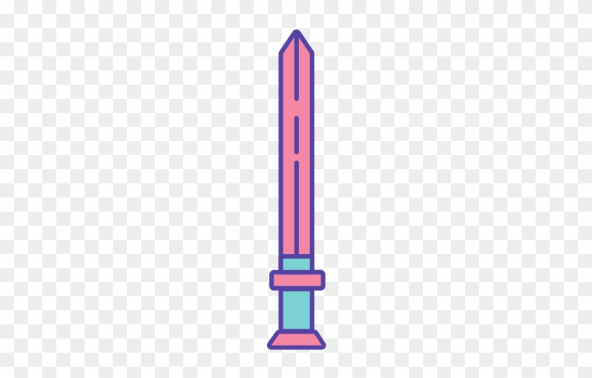 Video Game Sword Vector Illustration - Weapon #712137