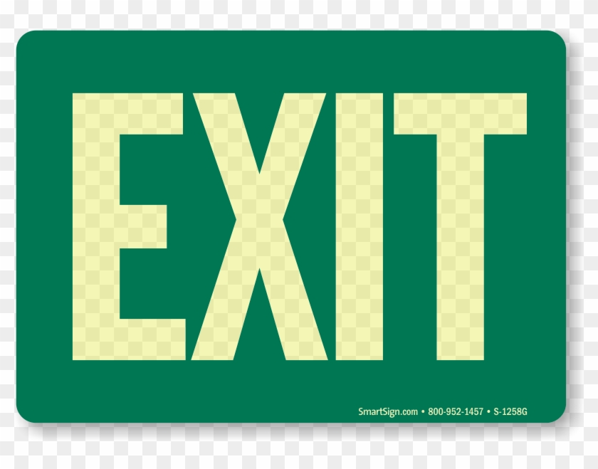 Zoom, Price, Buy - Exit Sign Clip Art Free #712198