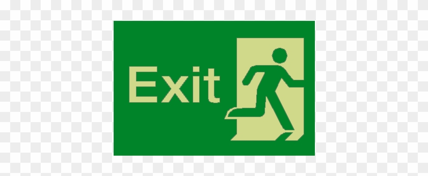 Photoluminescent Fire Exit Signs - Fire Exit Signs A4 #712235