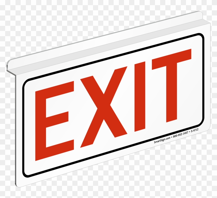 Zoom, Price, Buy - Exit Sign No Background #712357