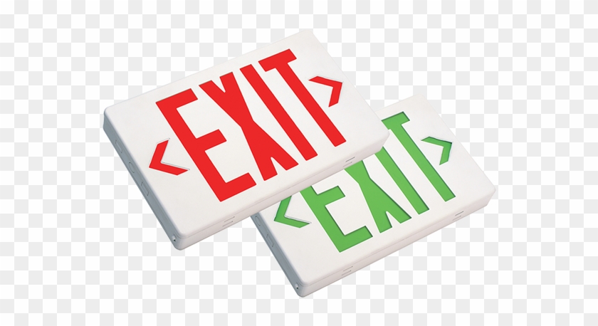 Sled Led Exit Lighting Fixture - Exit Sign #712474