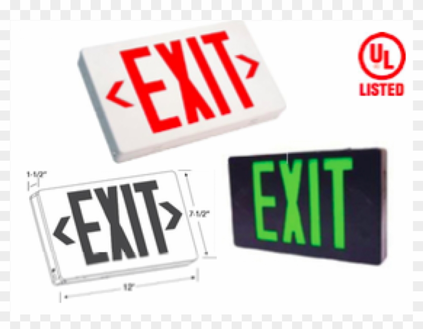 Led Exit Sign - Exit Sign #712496