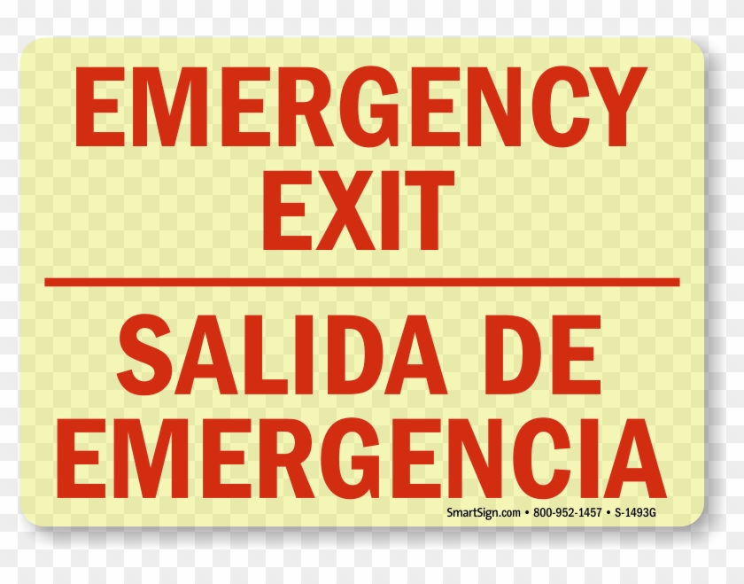 Zoom, Price, Buy - Emergency Evacuation Route Sign 14 X 10 #712541