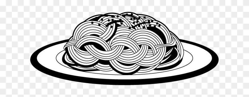 Noodles Coloring Page - Fried Noodles Black And White #712595