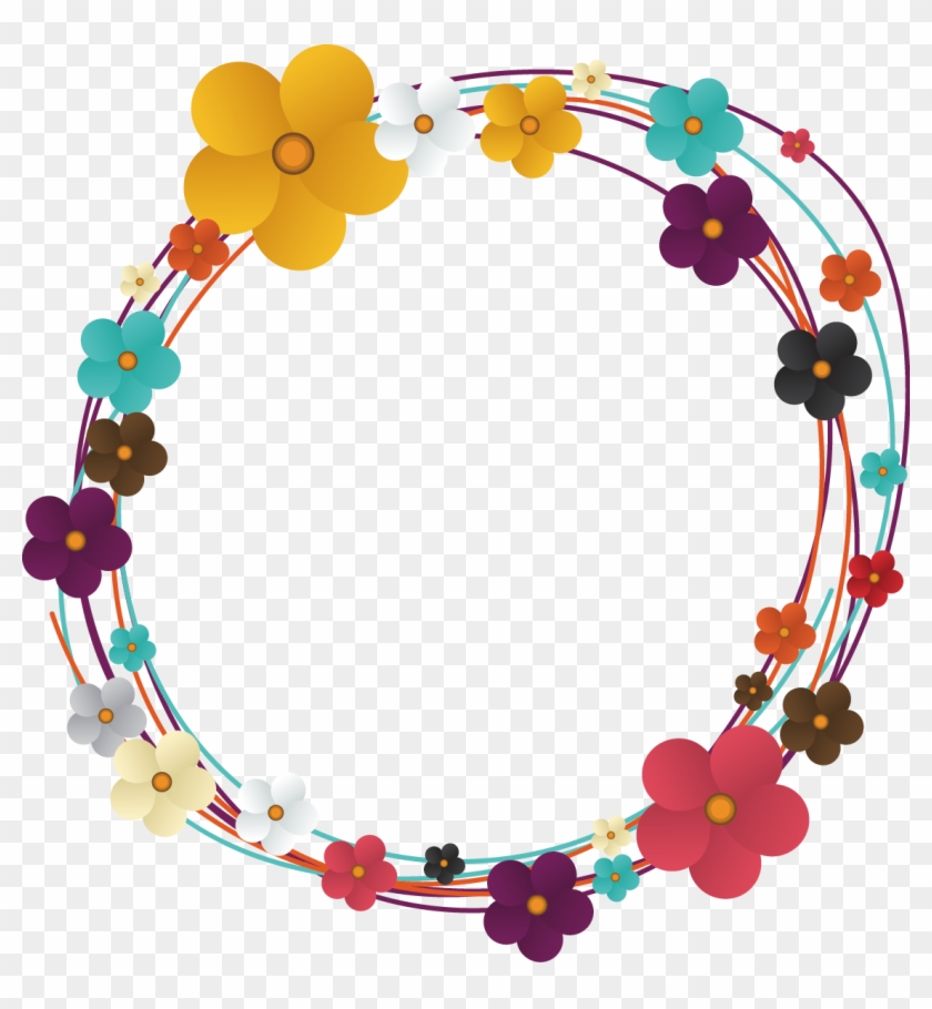 Flower Euclidean Vector Circle Clip Art - Circle Flower Vector Png #712618