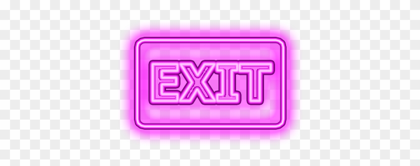 Exit Sign Png Exit Sign Pink Photo - Exit Sign #712620