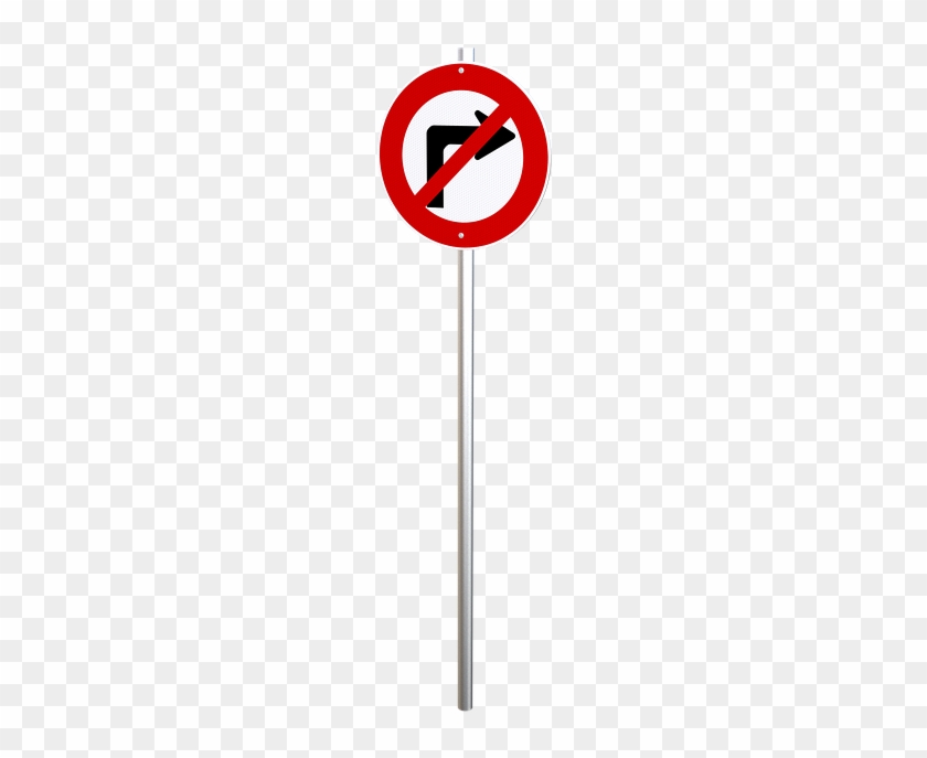 No Right Turn, Traffic Sign, Transportation, Regulation - Prohibido Girar A La Izquierda #712763