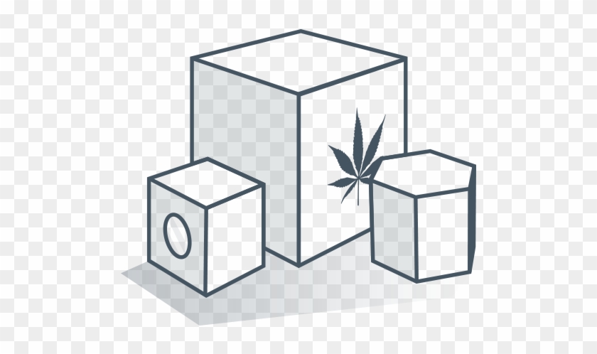 Custom Designs For Cannabis Labels, Packages & Containers - Flipping Cube Gif #712827