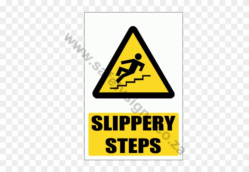 Slippery Steps Explanatory Safety Sign - Beware Of Forklift Sign #712831
