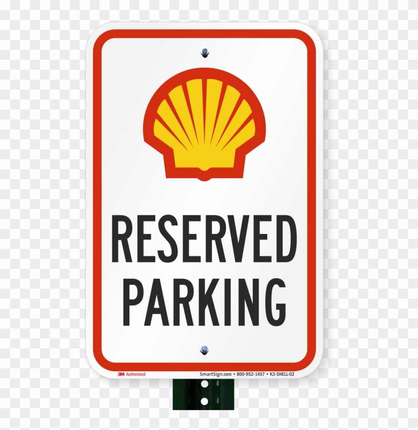 Reserved Parking Sign, Shell - Smartsign By Lyle K2-0372-eg-12x18 Low Emitting And #712886