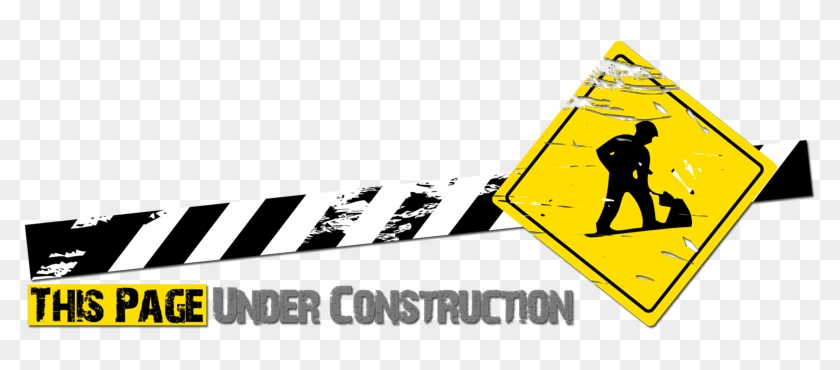 Yellow Sign On The Web Site Under Reconstruction - Under Construction Logo Free #712901