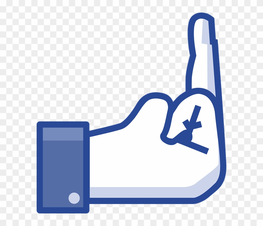 Facebook, Social Network, Like, Do Not Like It, Symbols - Fuck You Facebook Hand #713074