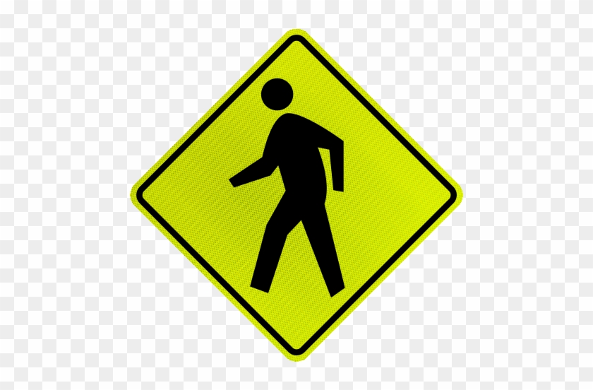 Pedestrian Crossing Sign - Traffic Signs #713138