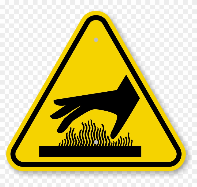 Iso Warning Signs - Mysafetysign Be Careful Hot Surface Do Not Touch With #713188