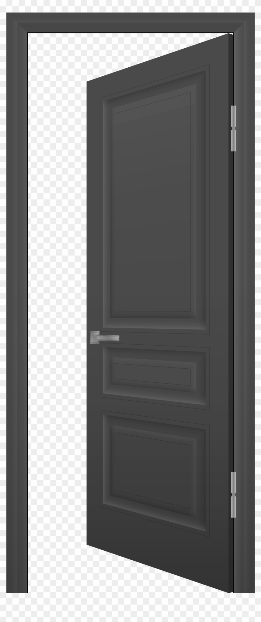 Open Door Clipart Black And White Open Door Png & Open - Door Clipart Transparent Background #713219