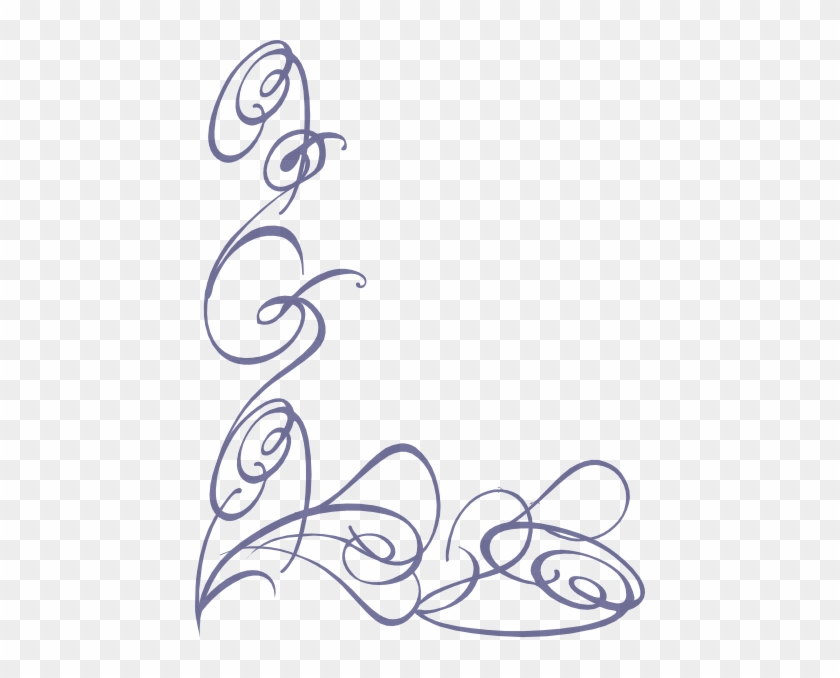 Decorative Swirl Final Clip Art At Clker - Border For Page In Word #713227