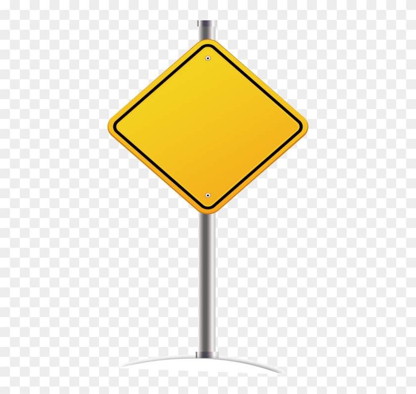 Vector Orange Diamond Warning - Yellow #713245