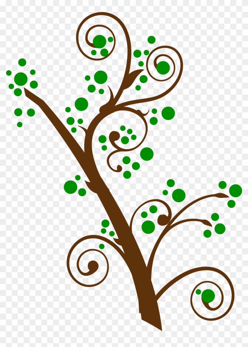 Swirl Tree Png Transparent Image - Tree Design In Png #713267