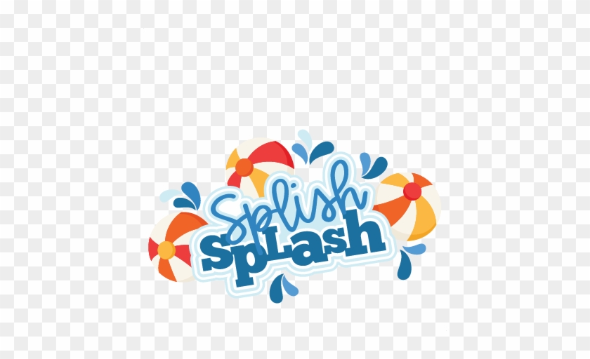 Splish Splash Title Svg Scrapbook Cut File Cute Clipart - Splish Splash Clipart #713333