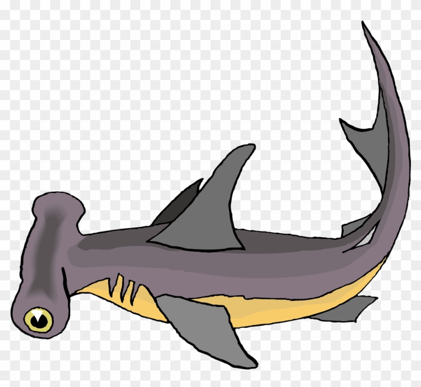 Hammerhead Shark Bull Shark Clip Art - Shark Clip Art #713334