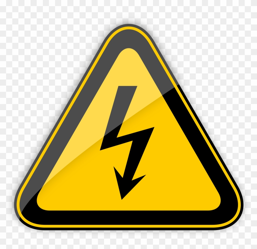 High Voltage Sign - Warning Sign Png #713423