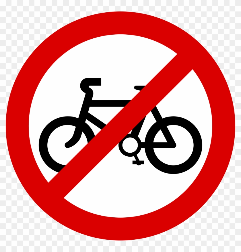 No Bicycle Sign - Margaret Calvert And Jock Kinneir Road Signs #713428
