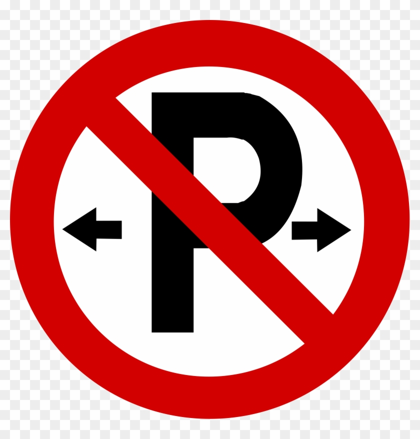 Regulatory Road Sign No Parking - No Parking Sign Svg #713433