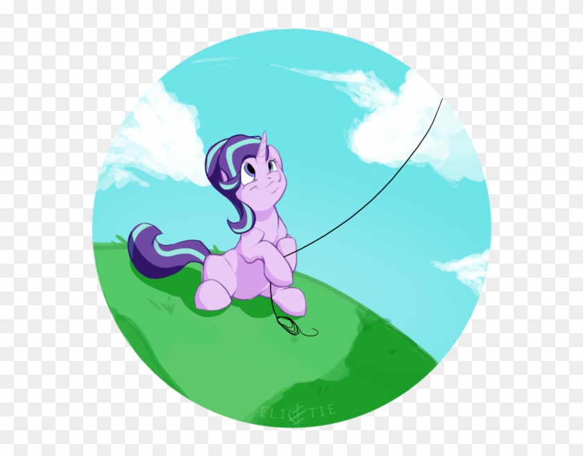 Elicitie, Female, Grass, Kite, Kite Flying, Mare, Pony, - Starlight Theatre #713441