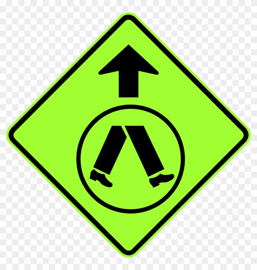 Australia W6-2 - Pedestrian Crossing Ahead Sign #713444