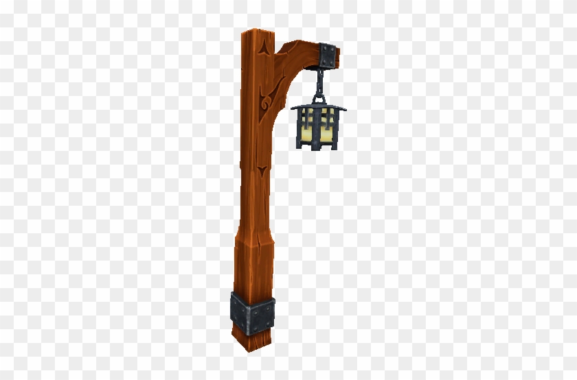 Modren Wooden Post Png Lamp Post Iron Wooden Png Inside - Street Light #713496