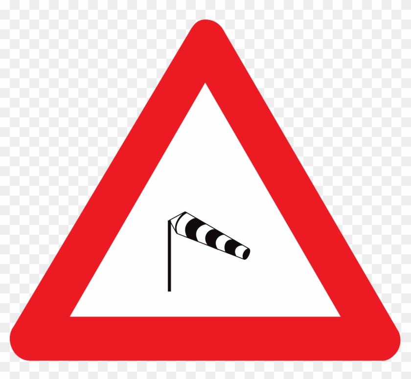 Warning Sign Traffic Sign Advarselstrekant Clip Art - Red Triangle Road Sign #713555