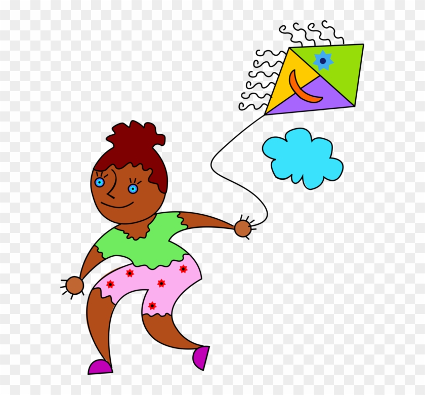 Vector Illustration Of Child Playing With Recreational - Cartoon #713591