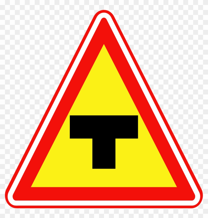 Open - Cross Road Traffic Sign #713623